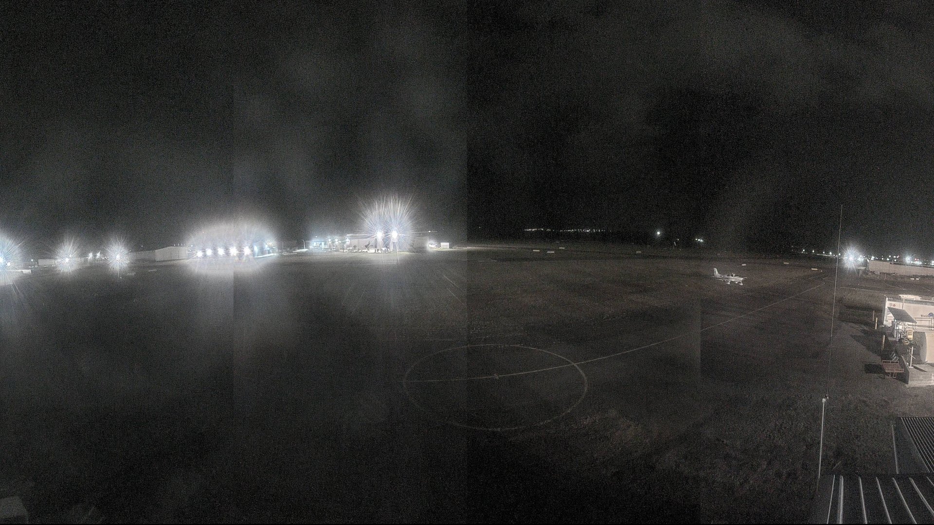 time-lapse frame, Cambridge Airport webcam