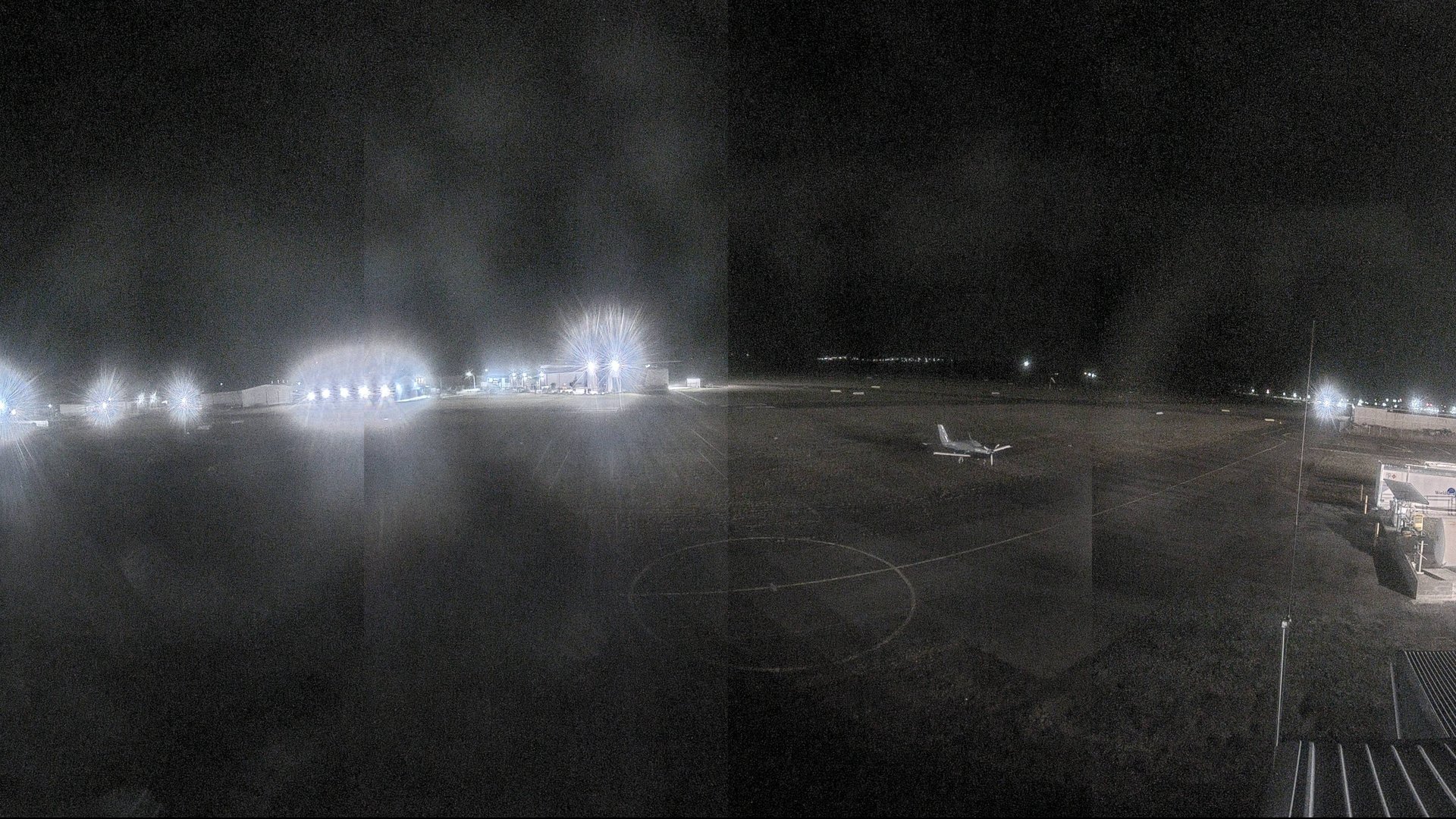 time-lapse frame, Cambridge Airport webcam