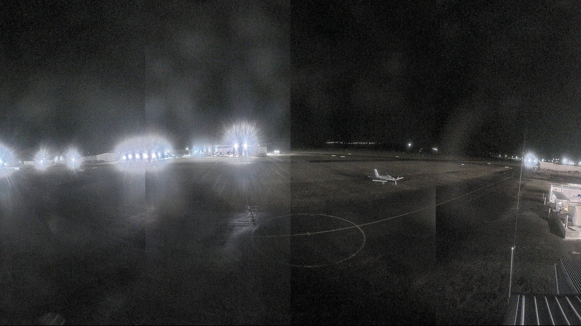 time-lapse frame, Cambridge Airport webcam