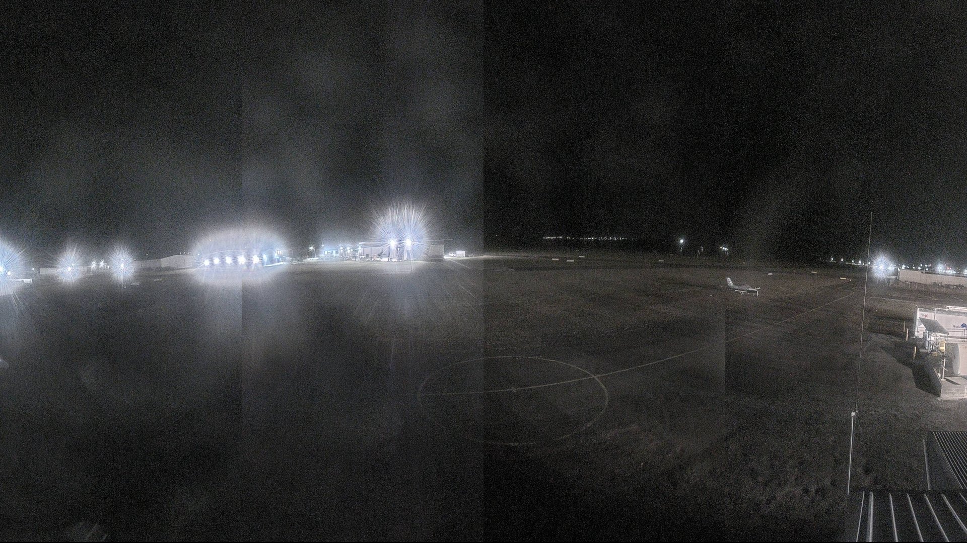 time-lapse frame, Cambridge Airport webcam