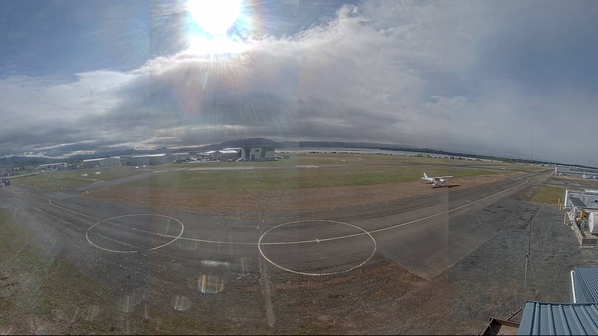 view from Cambridge Airport on 2026-08-26