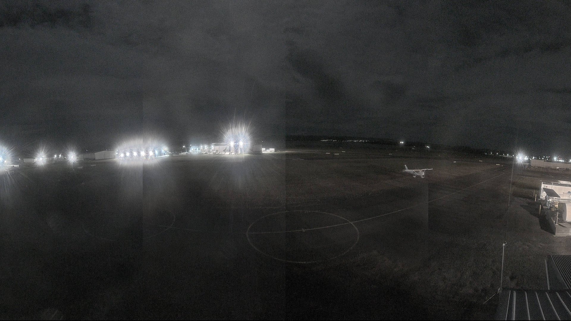 time-lapse frame, Cambridge Airport webcam
