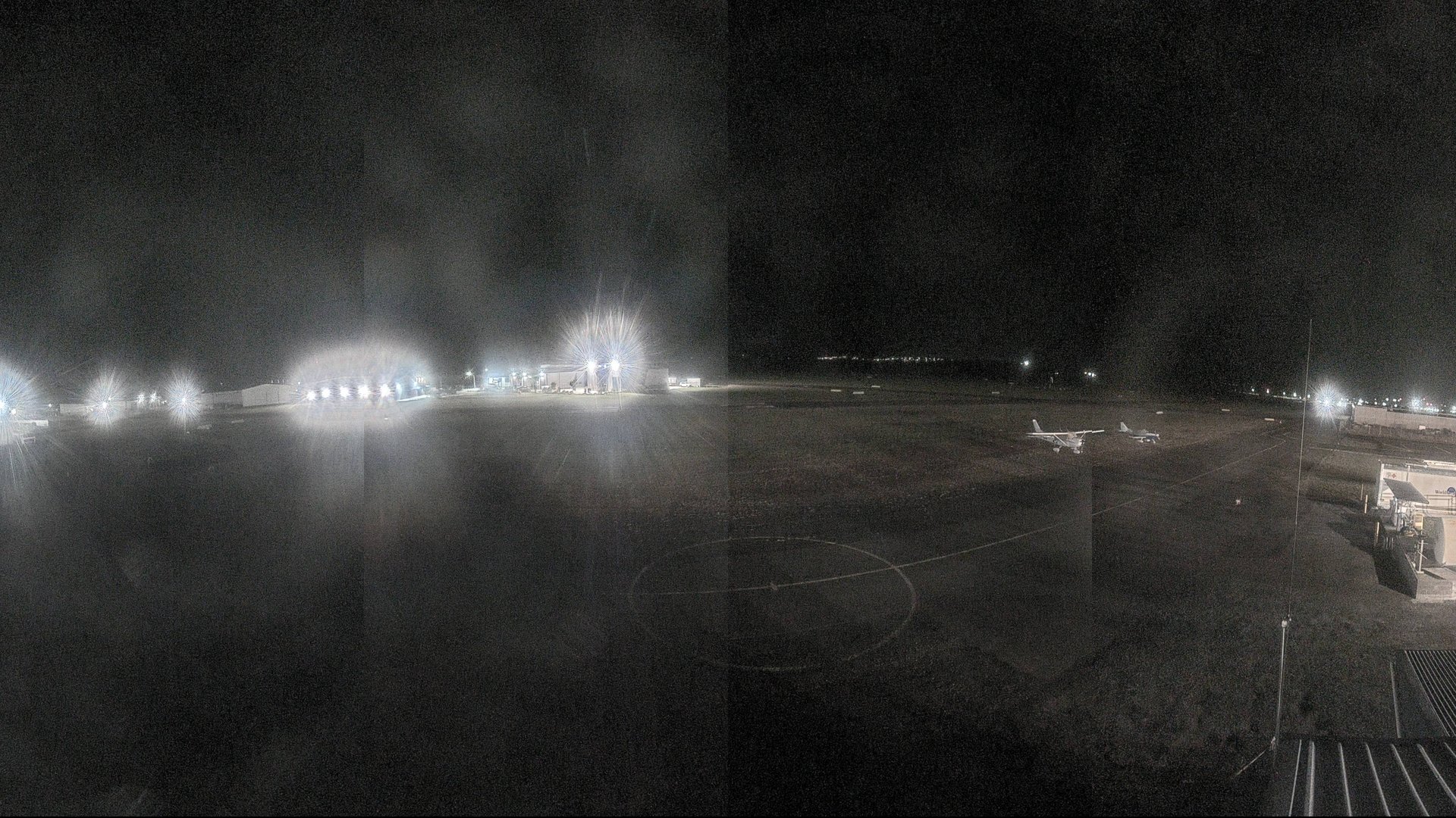 time-lapse frame, Cambridge Airport webcam