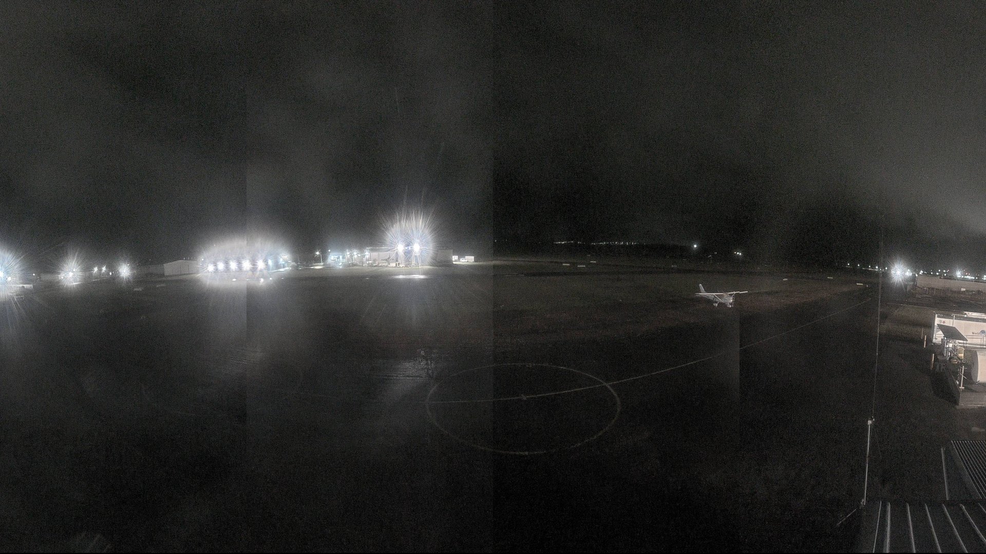 time-lapse frame, Cambridge Airport webcam
