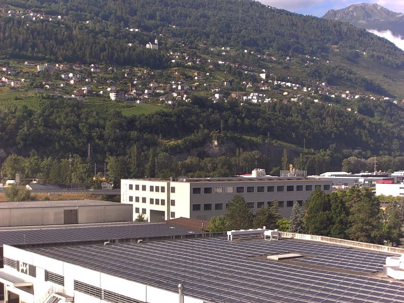 time-lapse frame, Sion - Industrie 17 sud webcam
