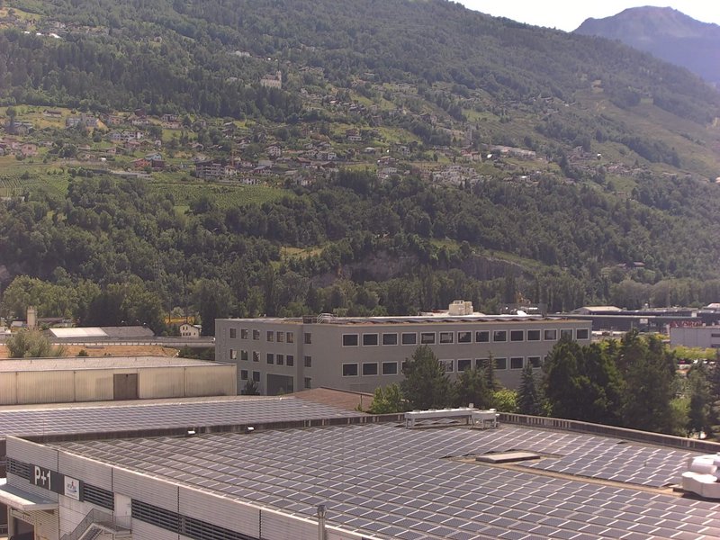 time-lapse frame, Sion - Industrie 17 sud webcam