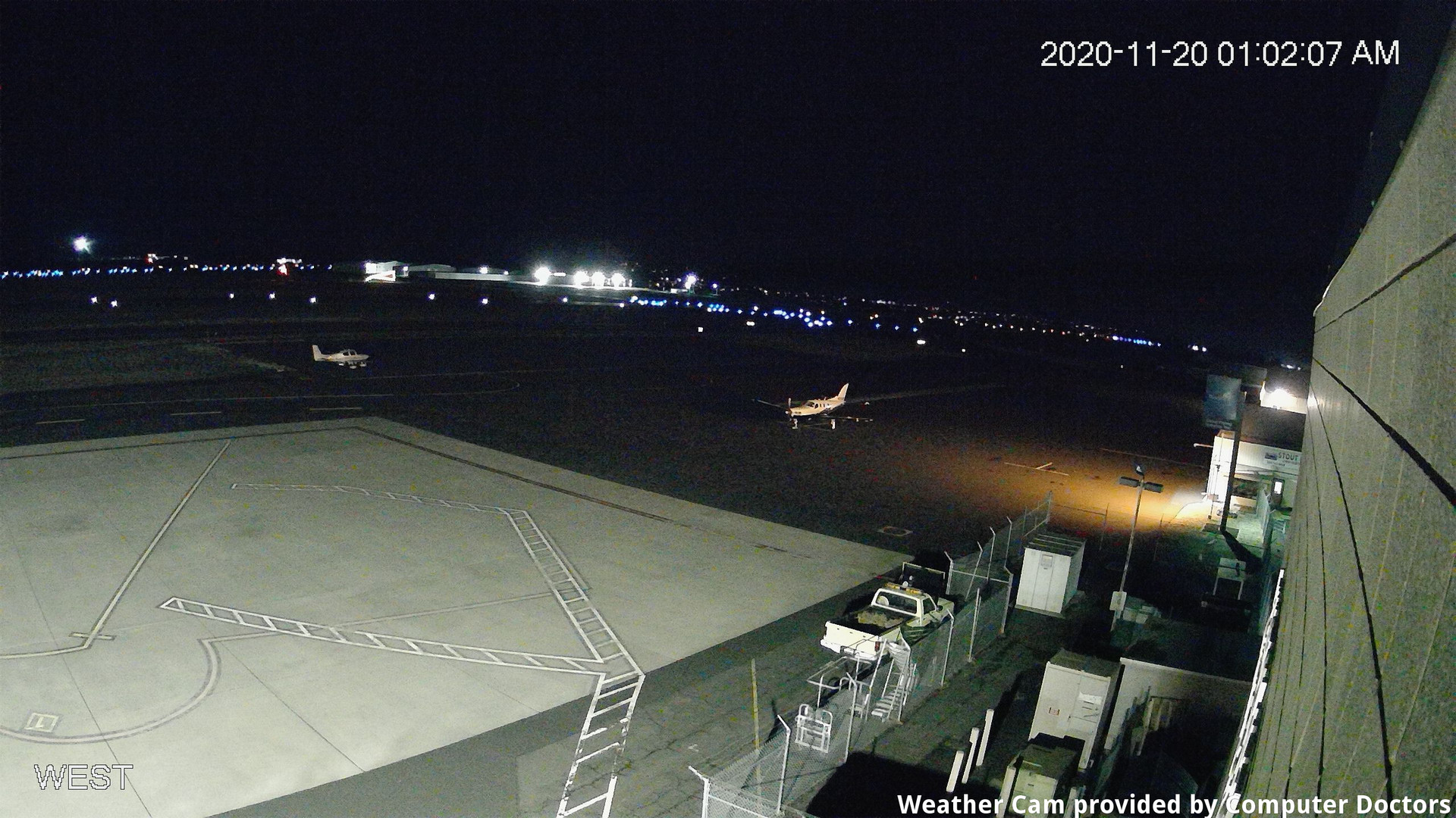 time-lapse frame, West webcam