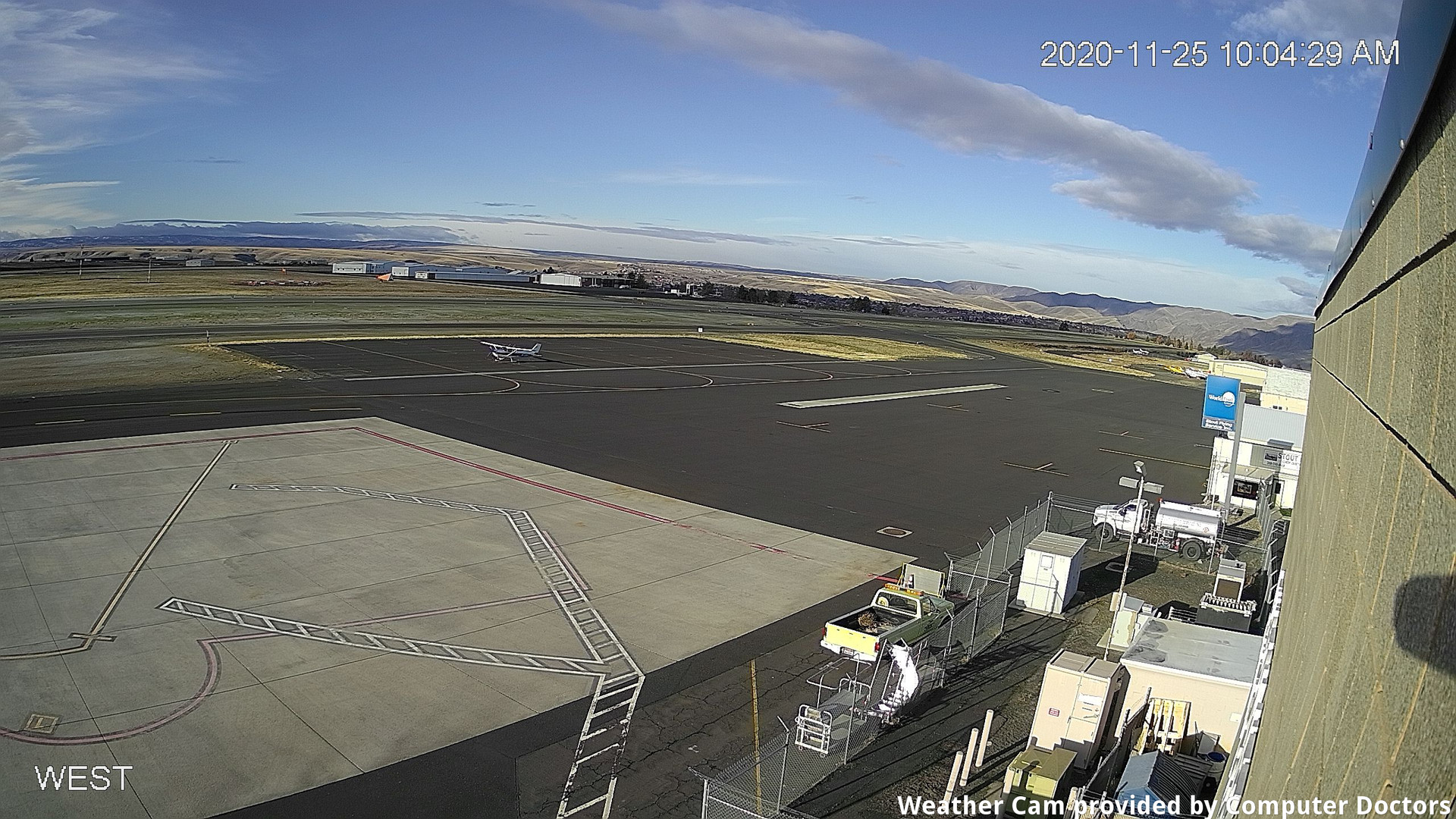 time-lapse frame, West webcam