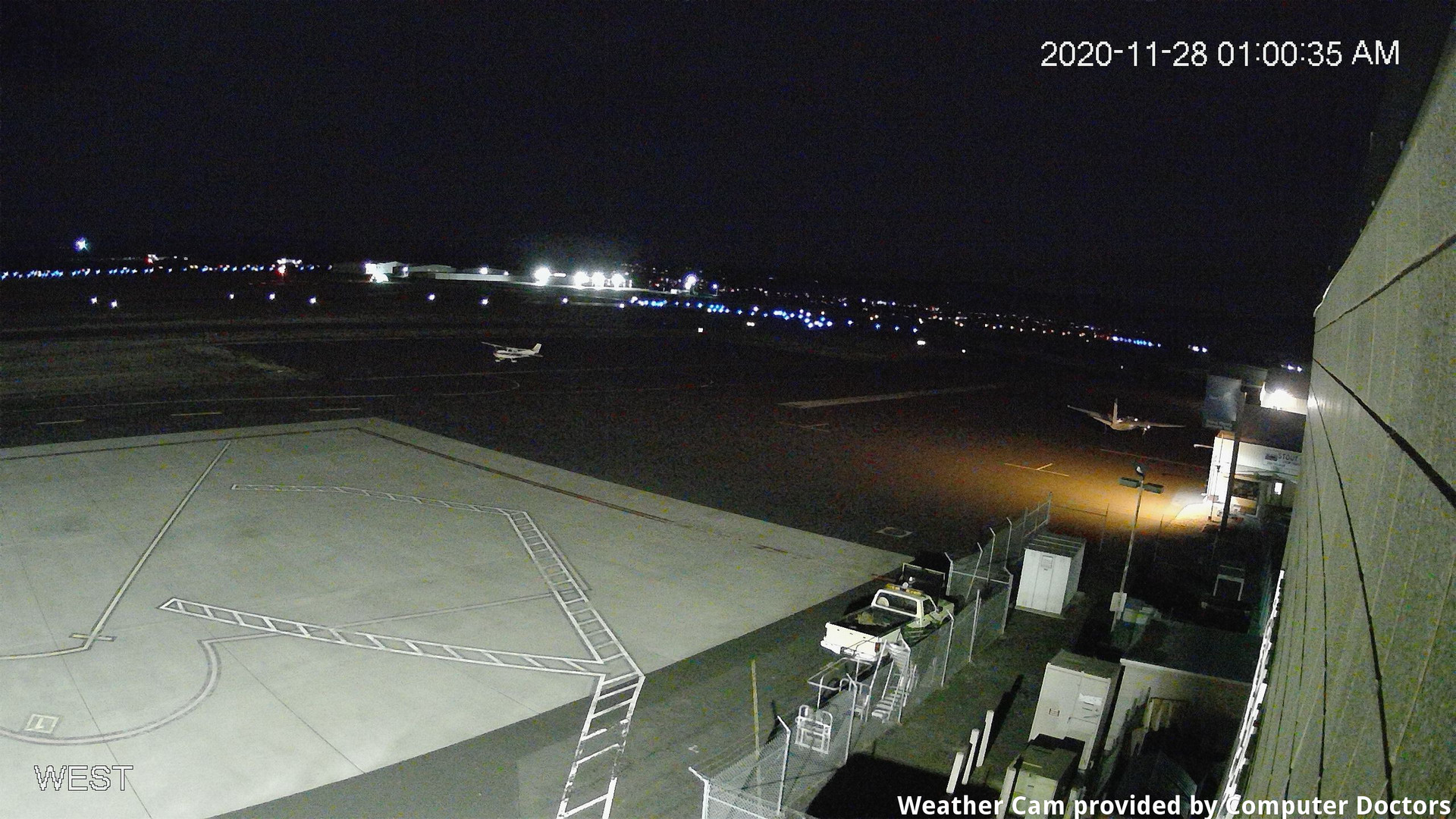 time-lapse frame, West webcam