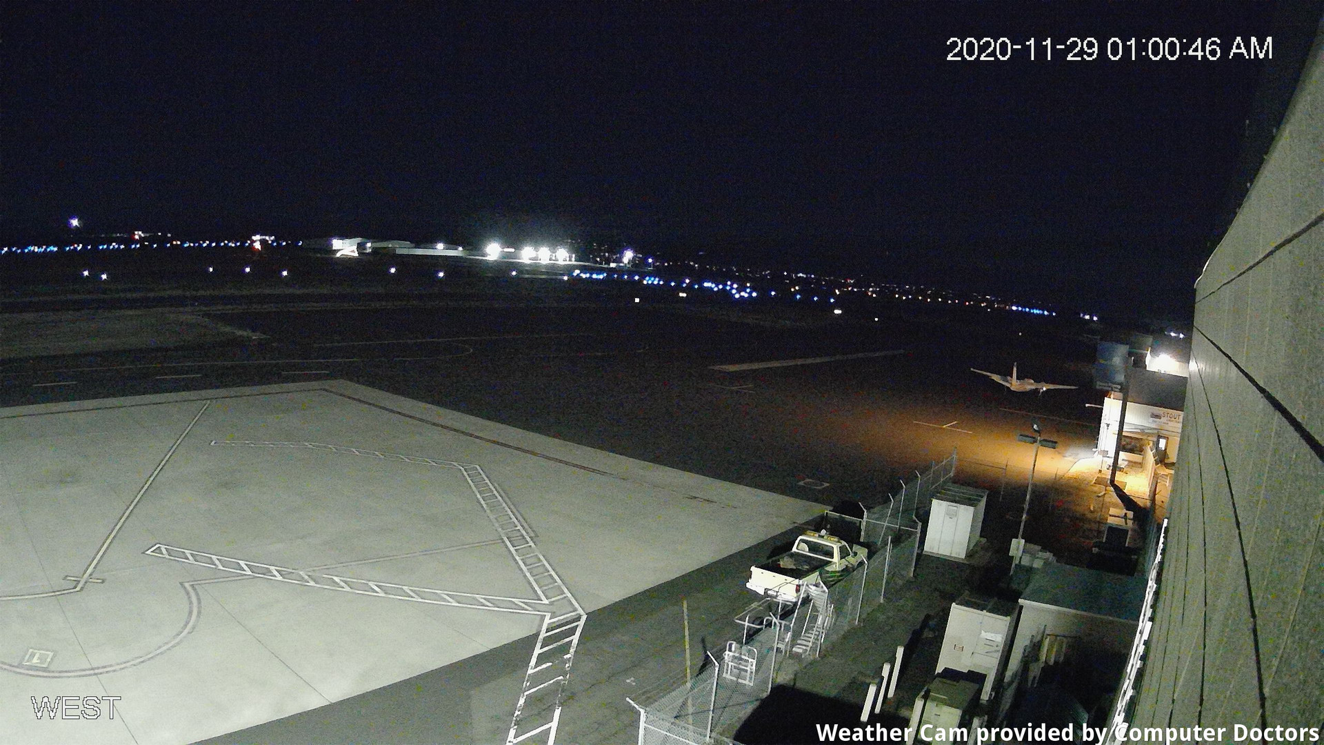 time-lapse frame, West webcam
