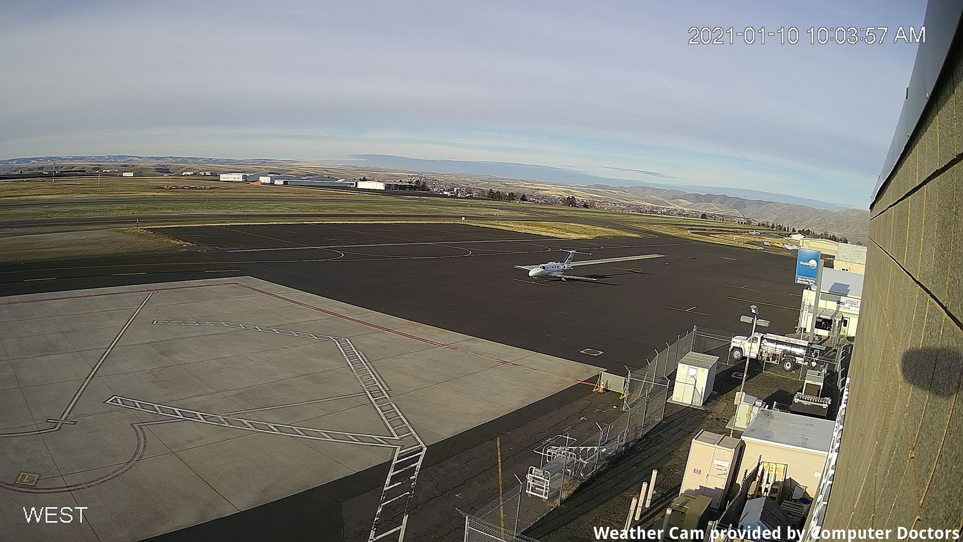 time-lapse frame, West webcam