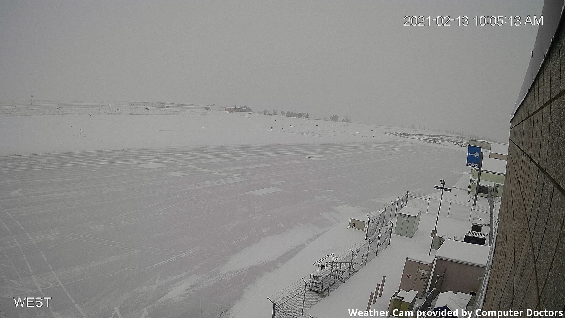 time-lapse frame, West webcam