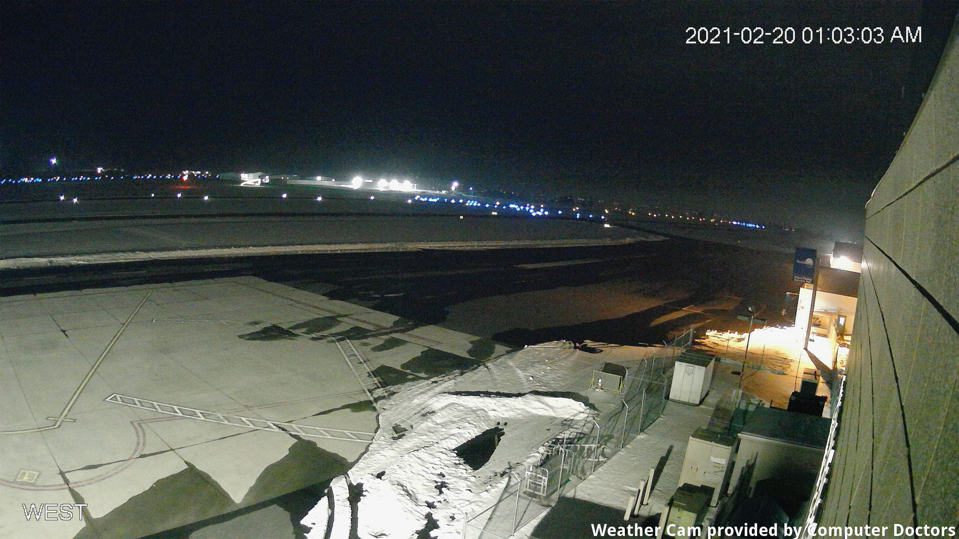 time-lapse frame, West webcam