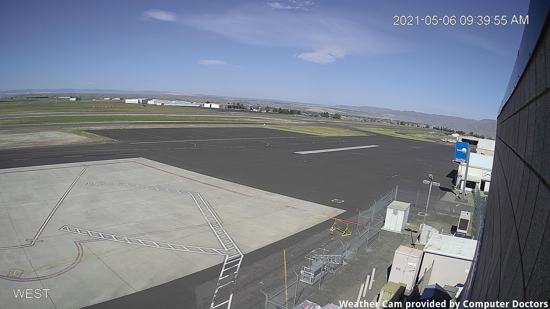 time-lapse frame, West webcam