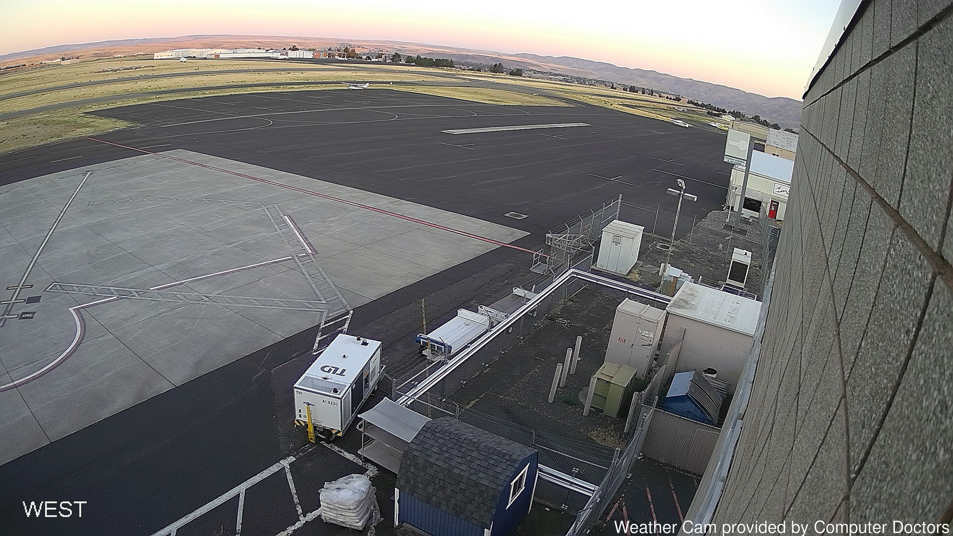 time-lapse frame, West webcam