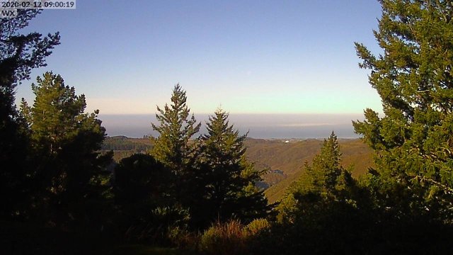 time-lapse frame, Kings Mountain webcam