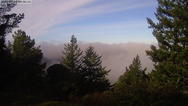 time-lapse frame, Kings Mountain webcam