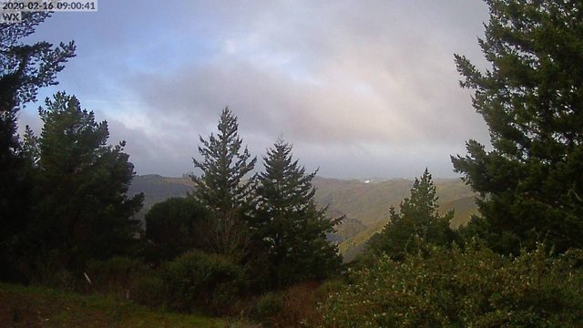 time-lapse frame, Kings Mountain webcam