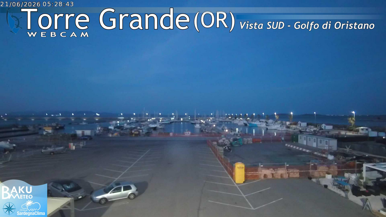 time-lapse frame, Torre Grande webcam