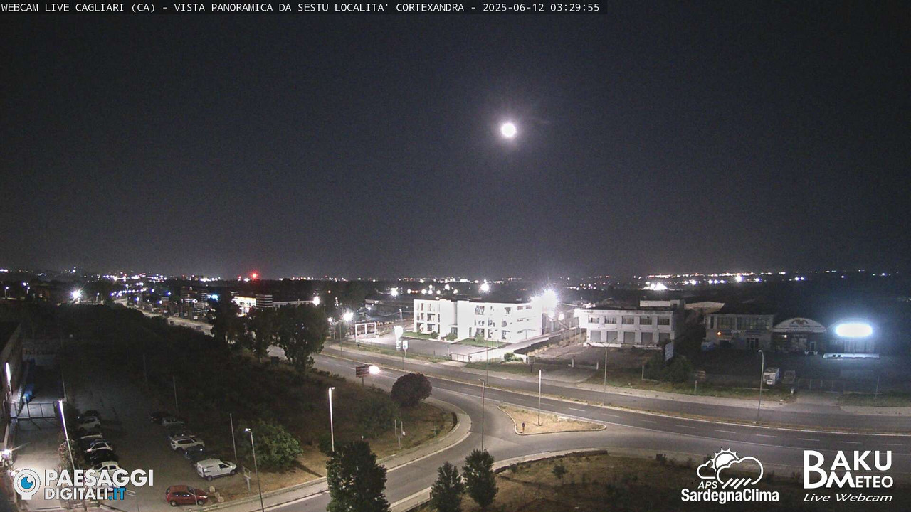 time-lapse frame, Sestu Cortexandra webcam