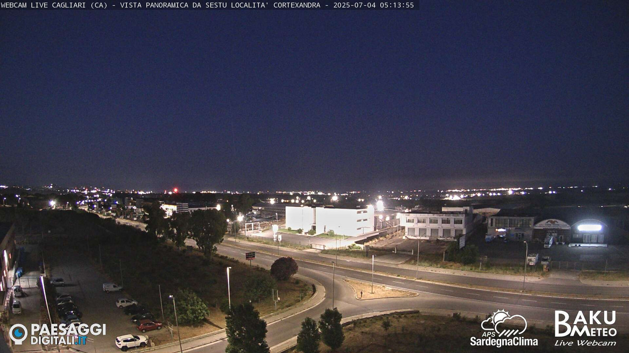 time-lapse frame, Sestu Cortexandra webcam