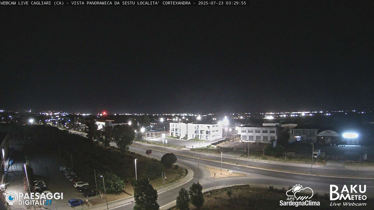 time-lapse frame, Sestu Cortexandra webcam