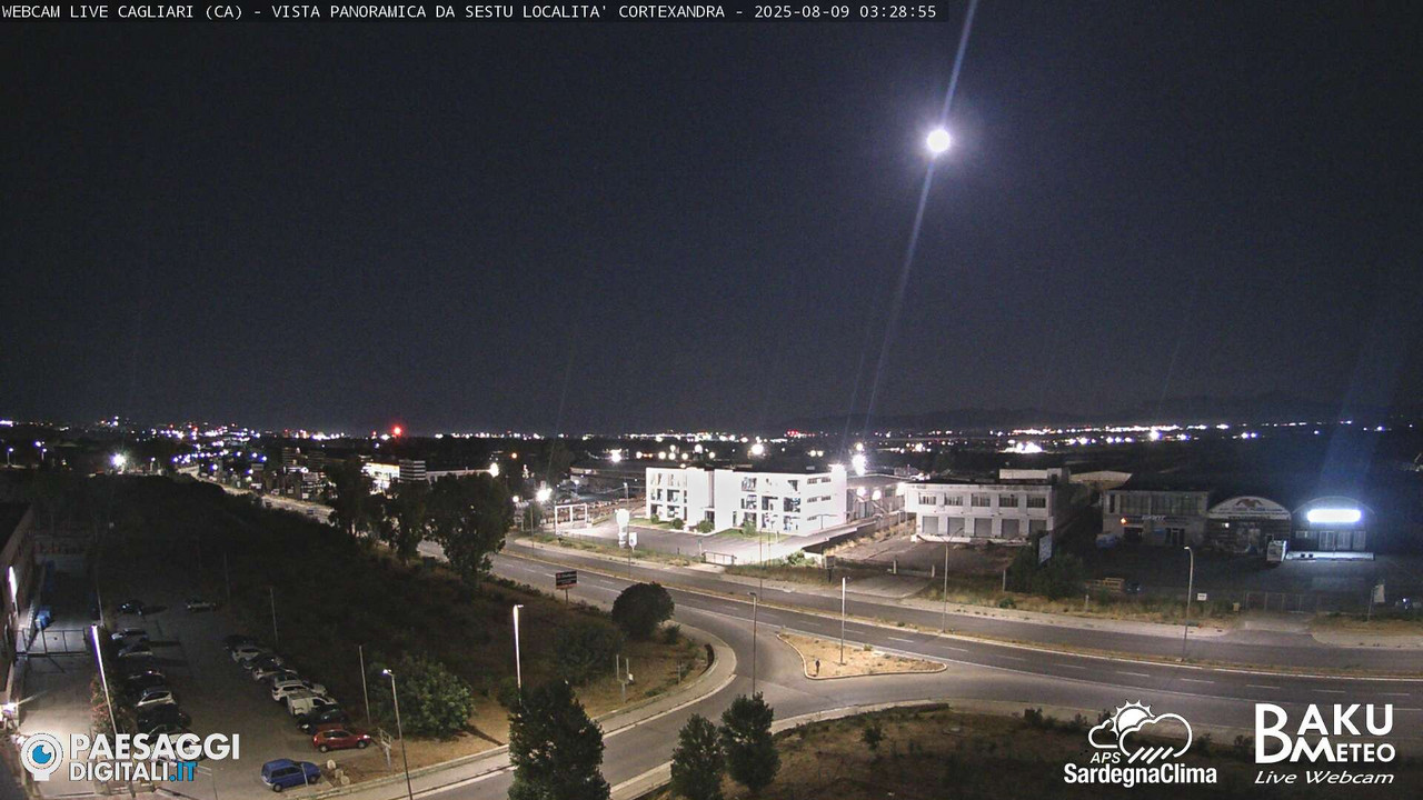 time-lapse frame, Sestu Cortexandra webcam
