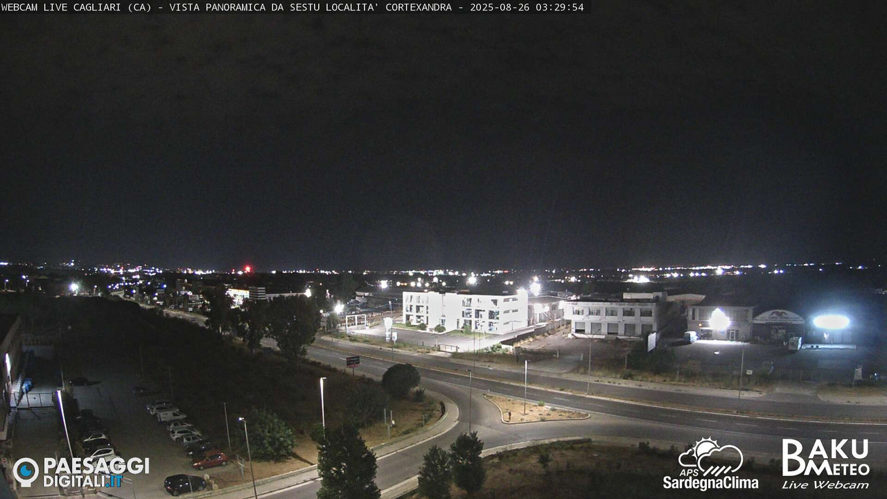 time-lapse frame, Sestu Cortexandra webcam