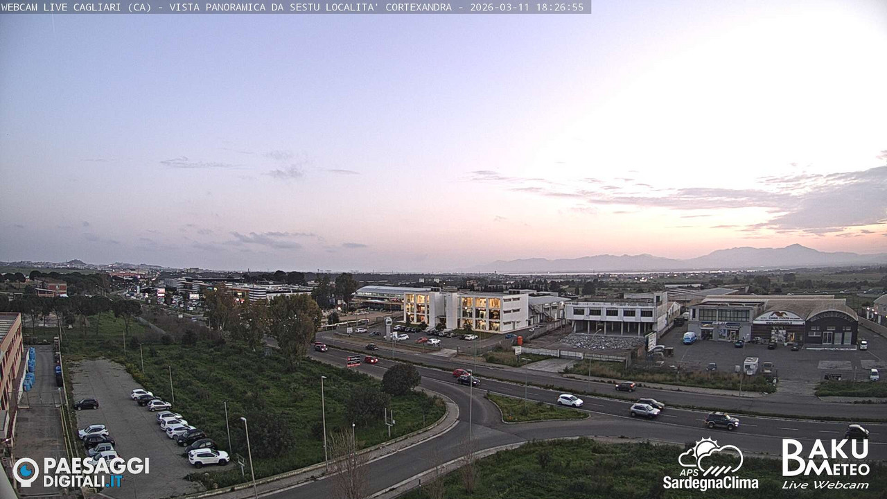 time-lapse frame, Sestu Cortexandra webcam