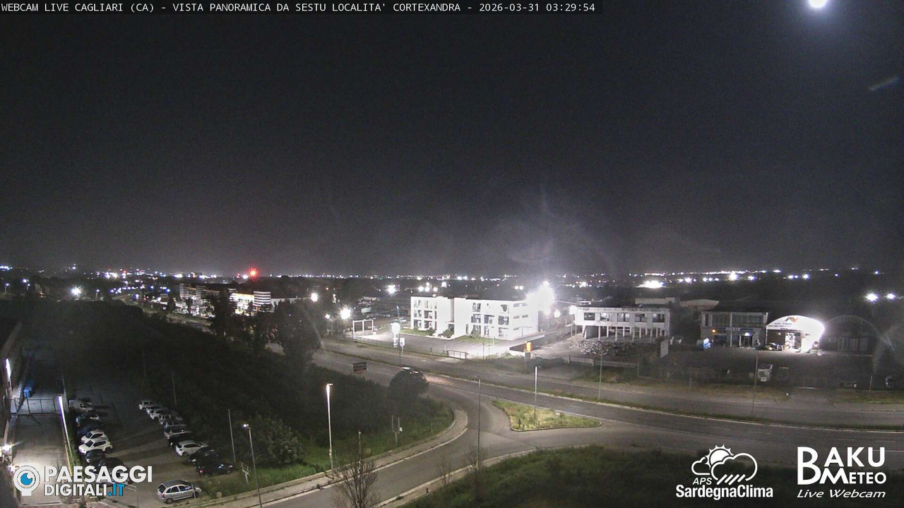 time-lapse frame, Sestu Cortexandra webcam