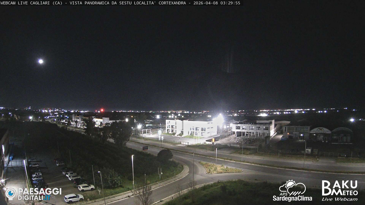 time-lapse frame, Sestu Cortexandra webcam