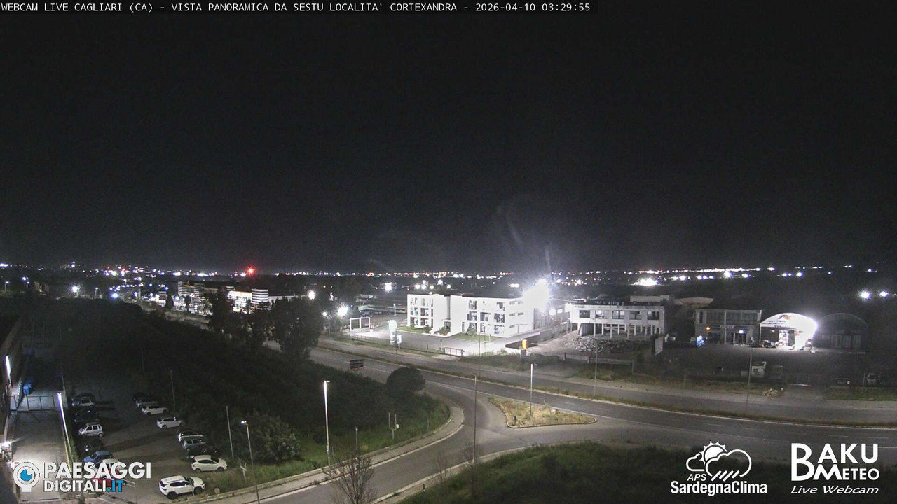 time-lapse frame, Sestu Cortexandra webcam