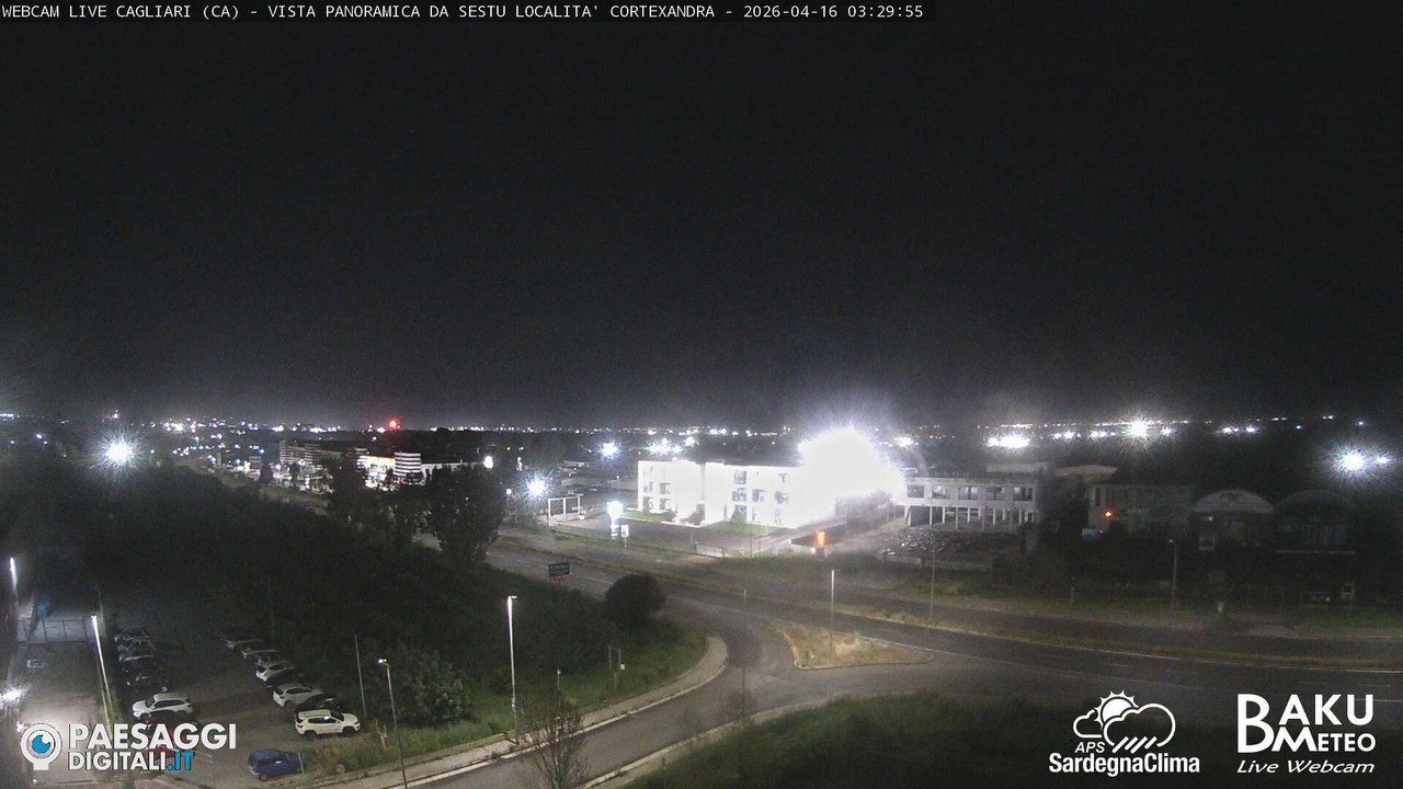 time-lapse frame, Sestu Cortexandra webcam