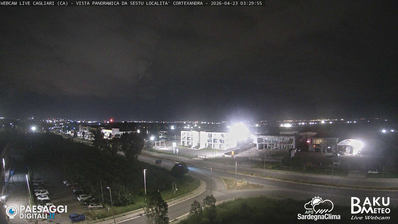 time-lapse frame, Sestu Cortexandra webcam