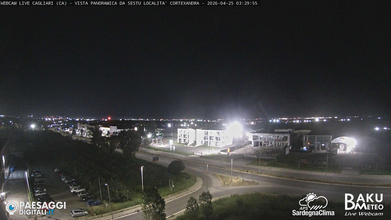 time-lapse frame, Sestu Cortexandra webcam