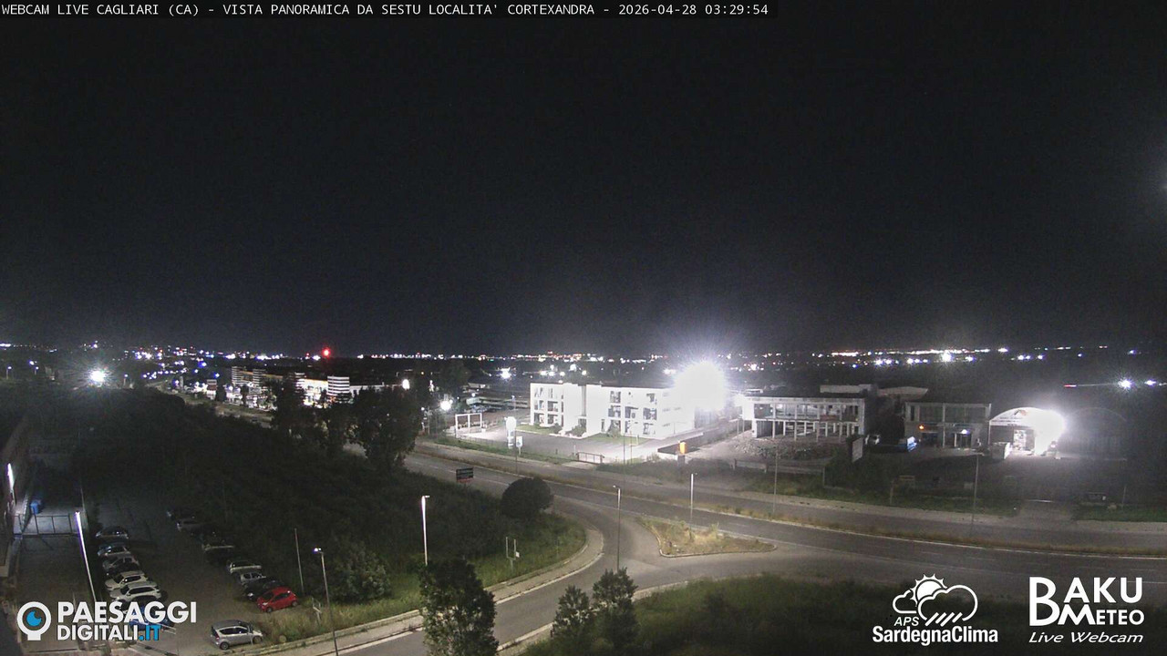 time-lapse frame, Sestu Cortexandra webcam