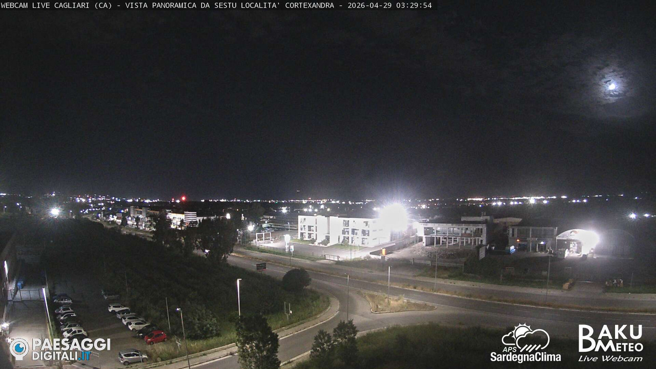 time-lapse frame, Sestu Cortexandra webcam