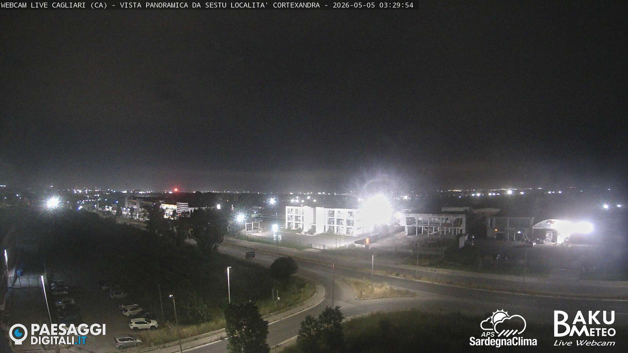 time-lapse frame, Sestu Cortexandra webcam
