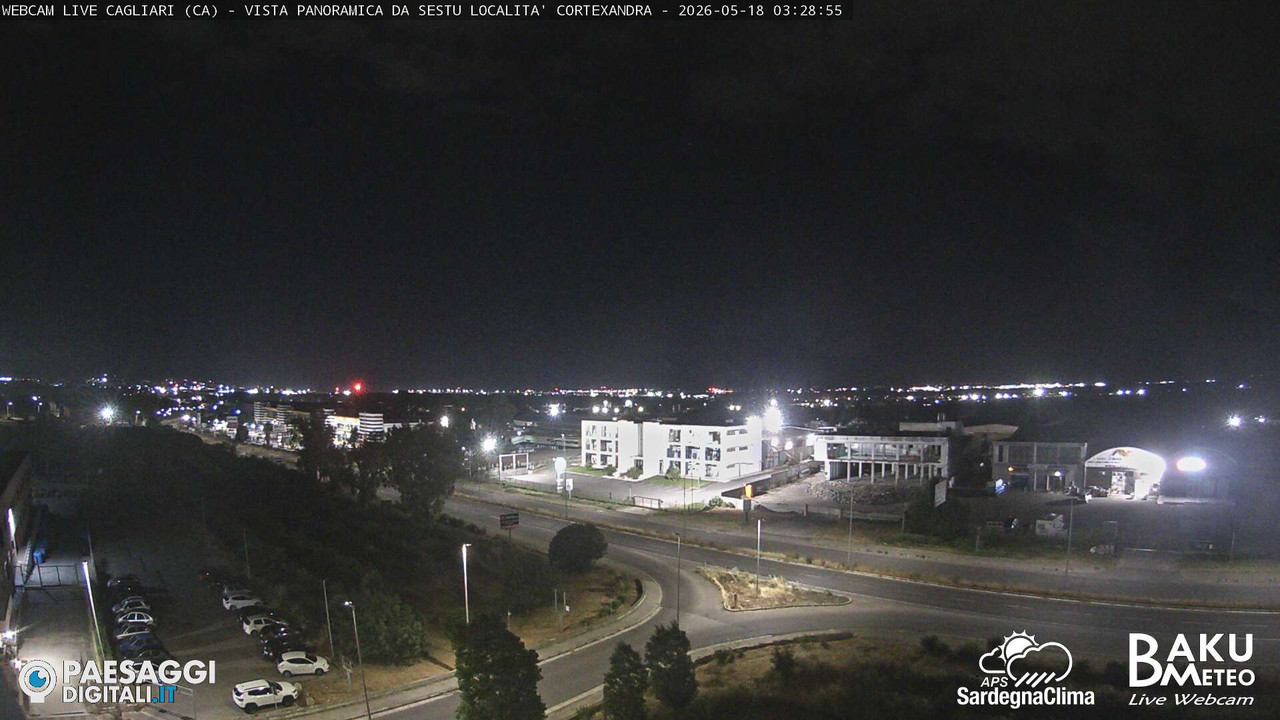 time-lapse frame, Sestu Cortexandra webcam