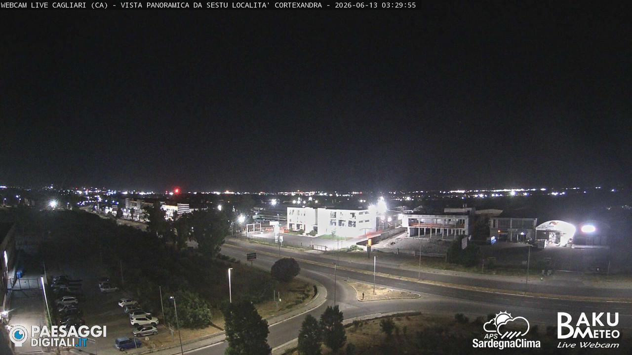 time-lapse frame, Sestu Cortexandra webcam