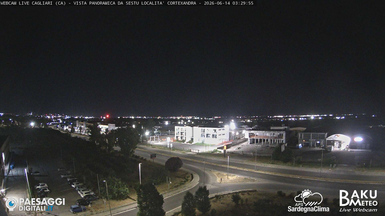 time-lapse frame, Sestu Cortexandra webcam