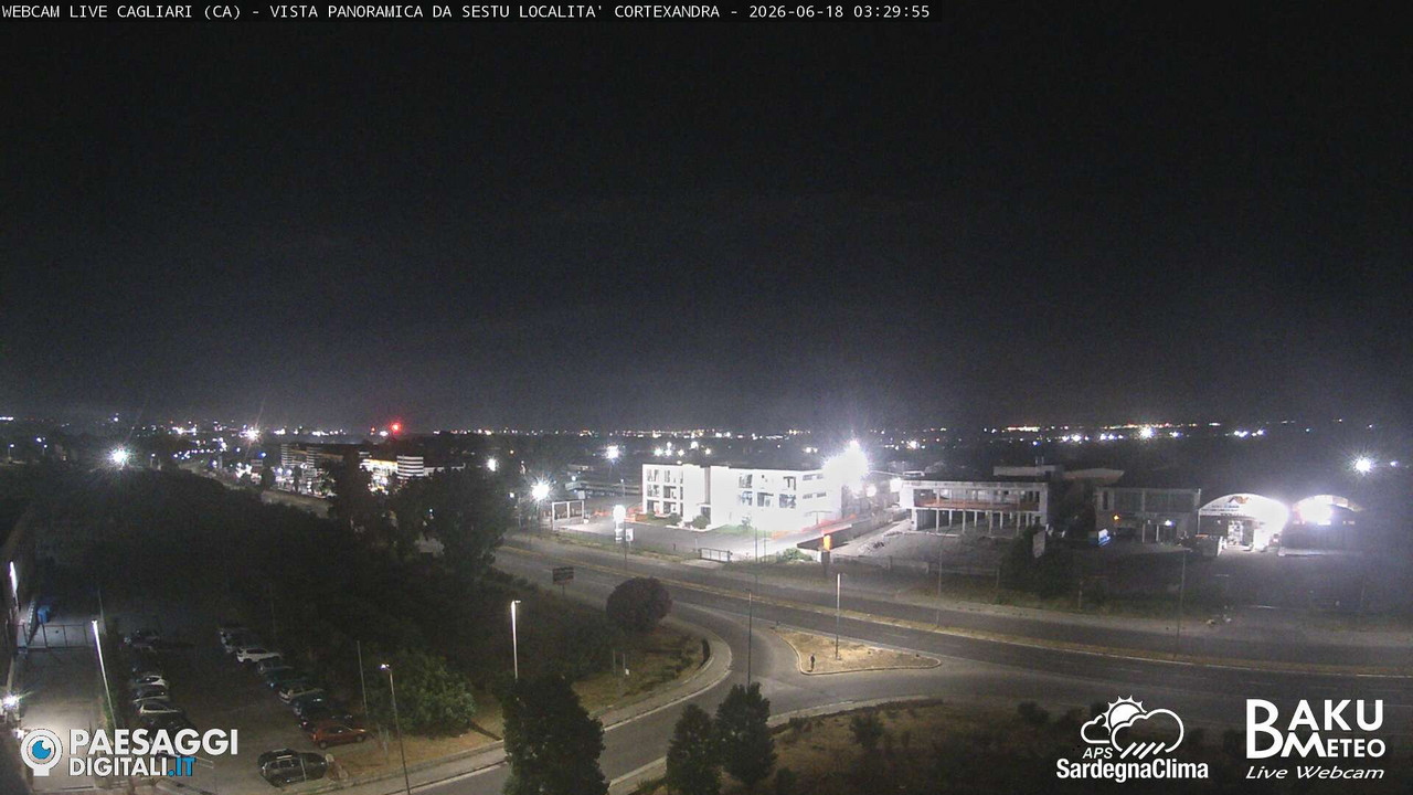 time-lapse frame, Sestu Cortexandra webcam