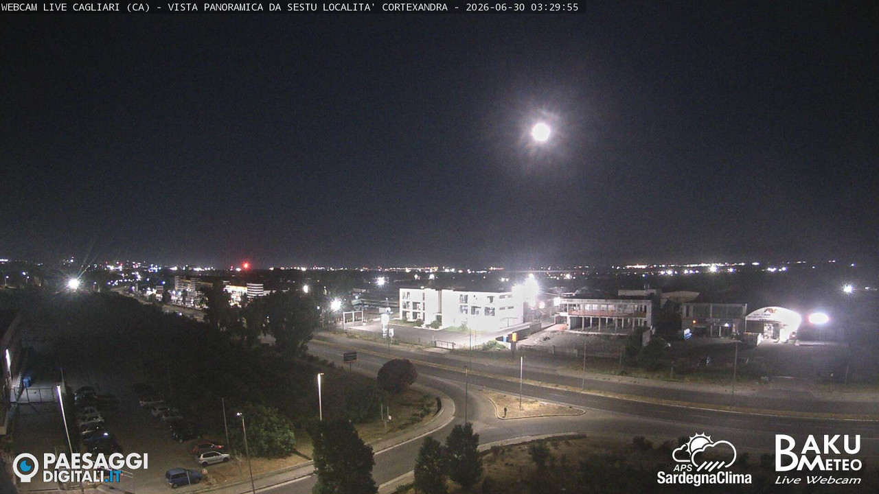 time-lapse frame, Sestu Cortexandra webcam
