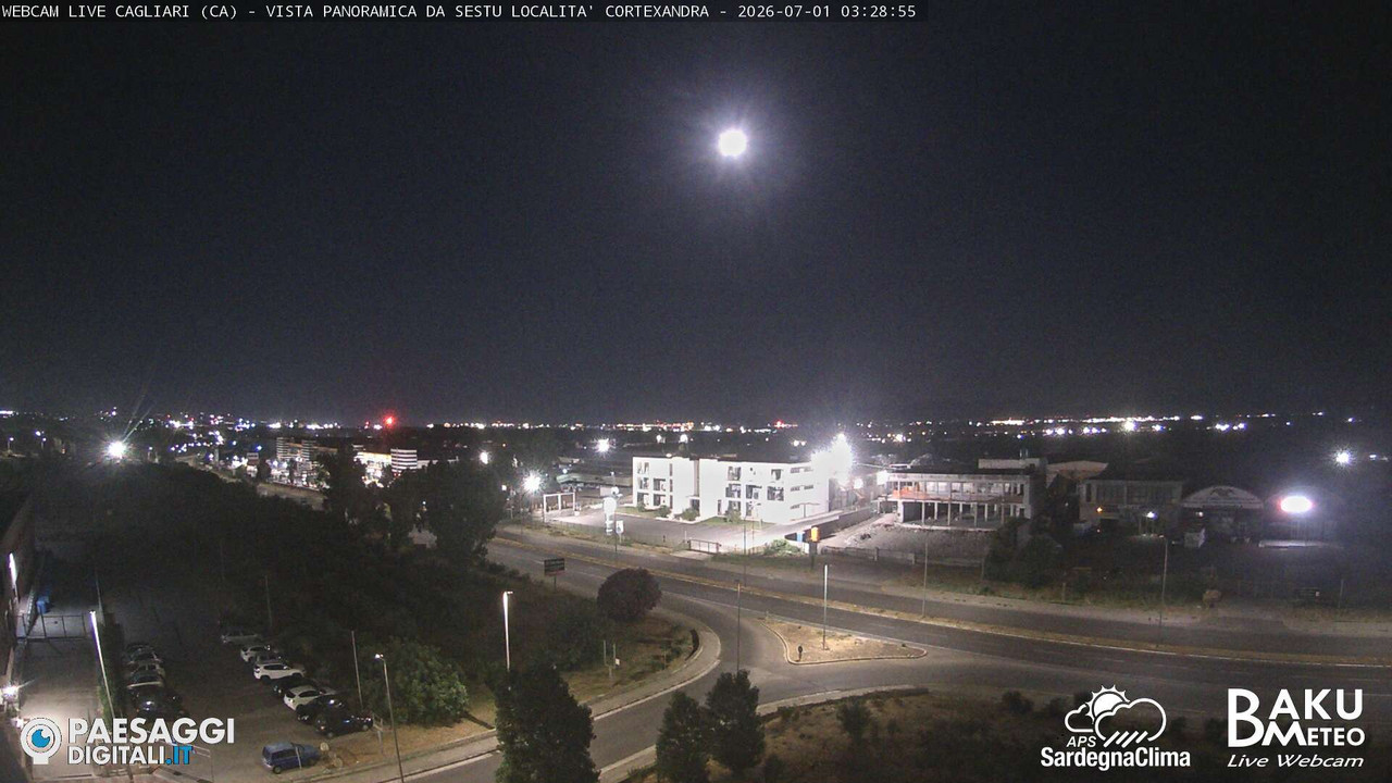 time-lapse frame, Sestu Cortexandra webcam