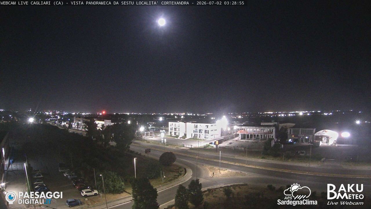 time-lapse frame, Sestu Cortexandra webcam