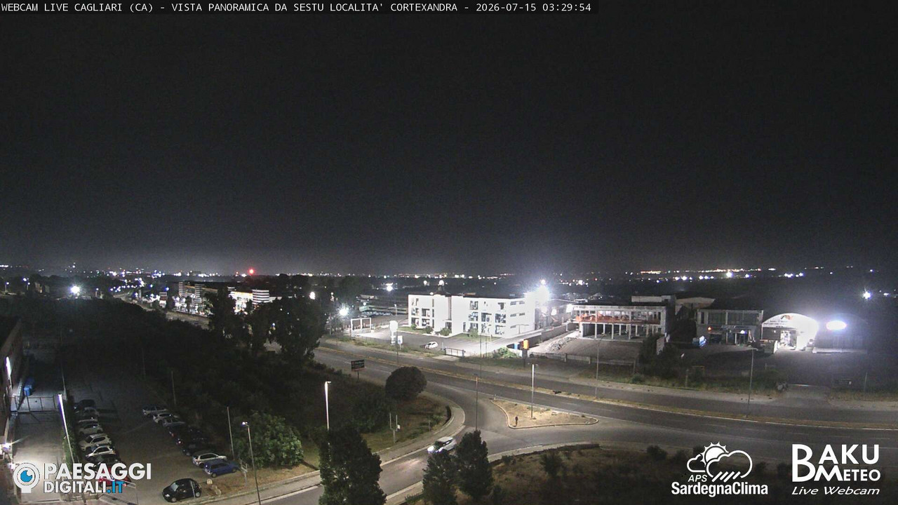 time-lapse frame, Sestu Cortexandra webcam