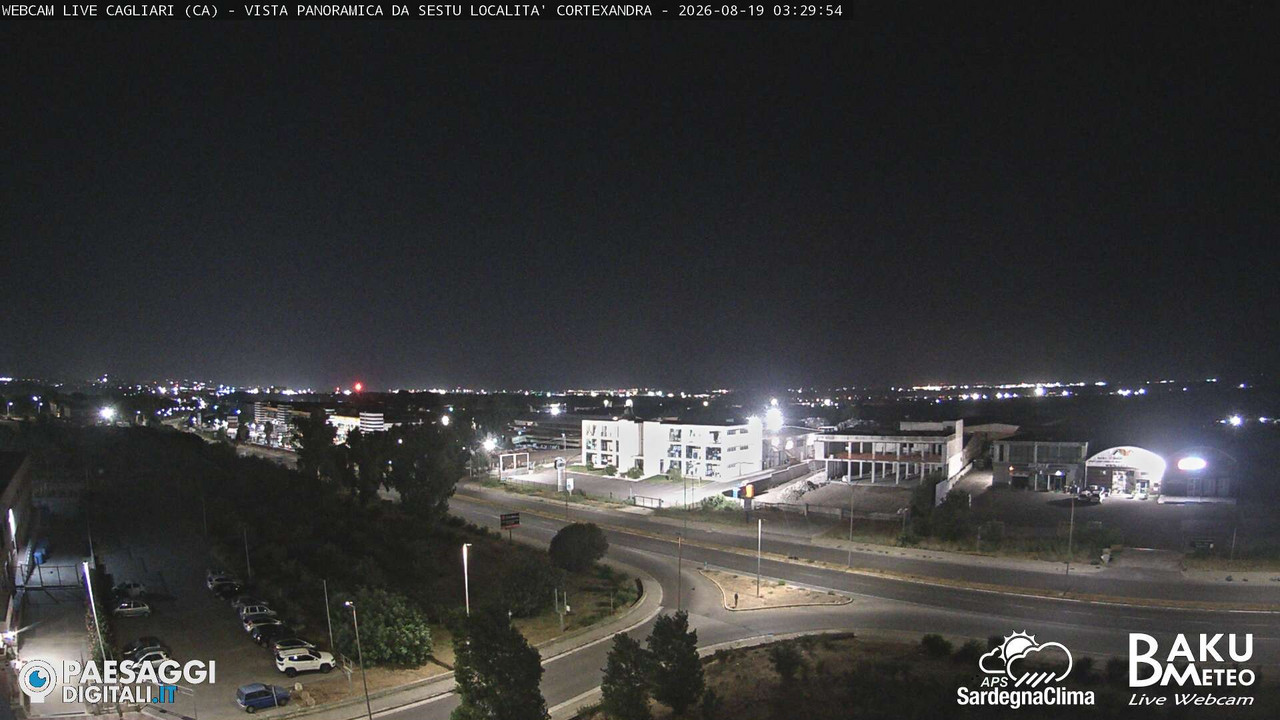 time-lapse frame, Sestu Cortexandra webcam