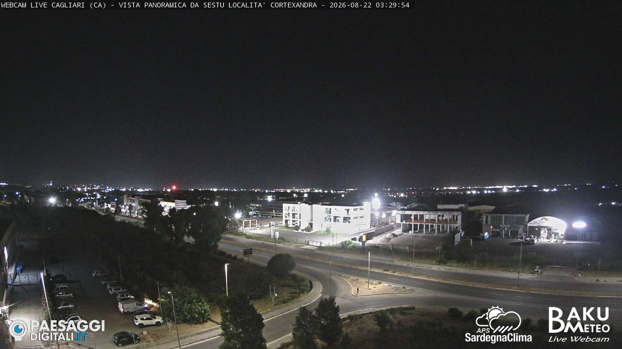 time-lapse frame, Sestu Cortexandra webcam