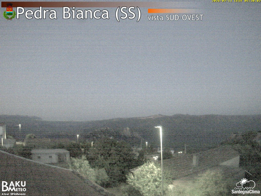 time-lapse frame, Pedra Bianca webcam