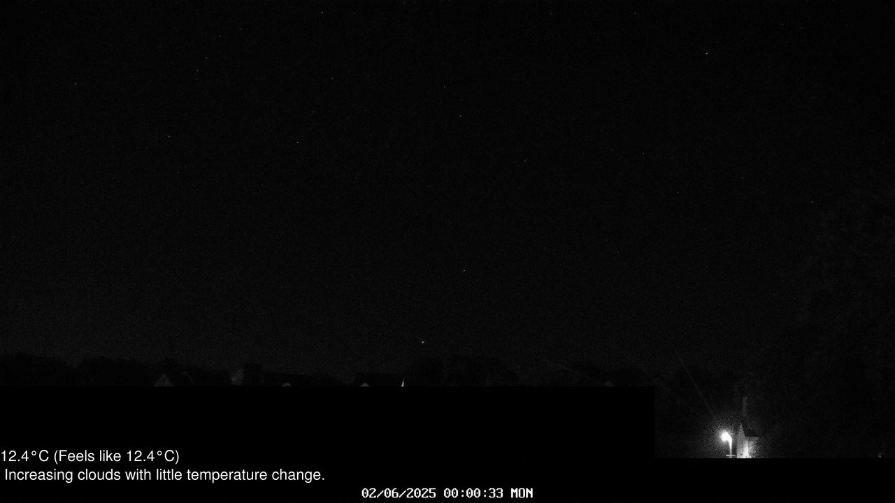 time-lapse frame, Wembury, Devon. Knighton Hill Cam webcam